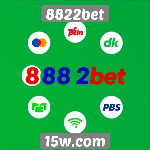 Métodos de pagamento disponíveis no 8822bet